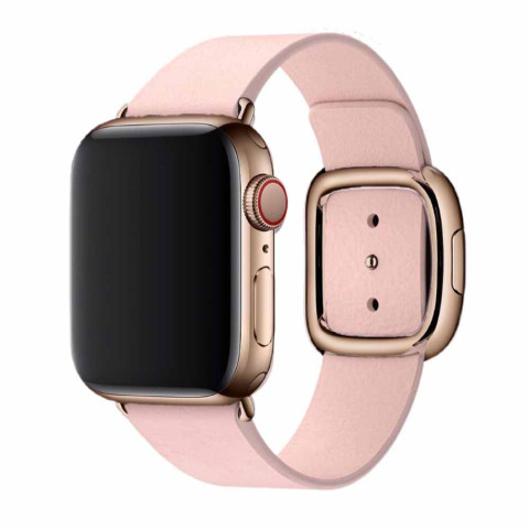 Кожаный ремешок Modern Buckle Leather для Apple Watch 38/40/41mm Gold/Pink sand Кожаный ремешок Modern Buckle Leather для Apple Watch 38/40/41mm Gold/Pink sand
